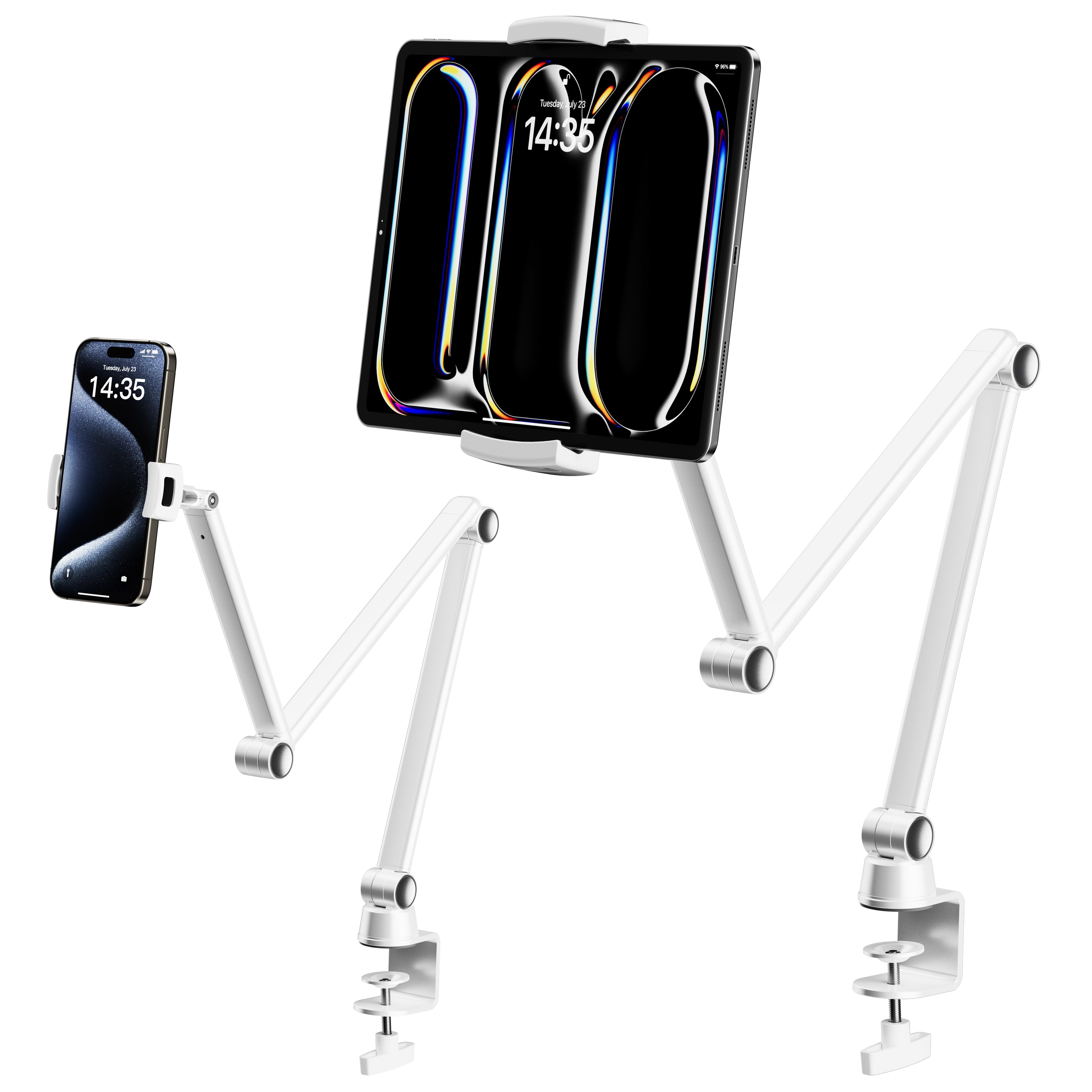 Aluminum Tablet 2024 Floor Stand 360° Flexible