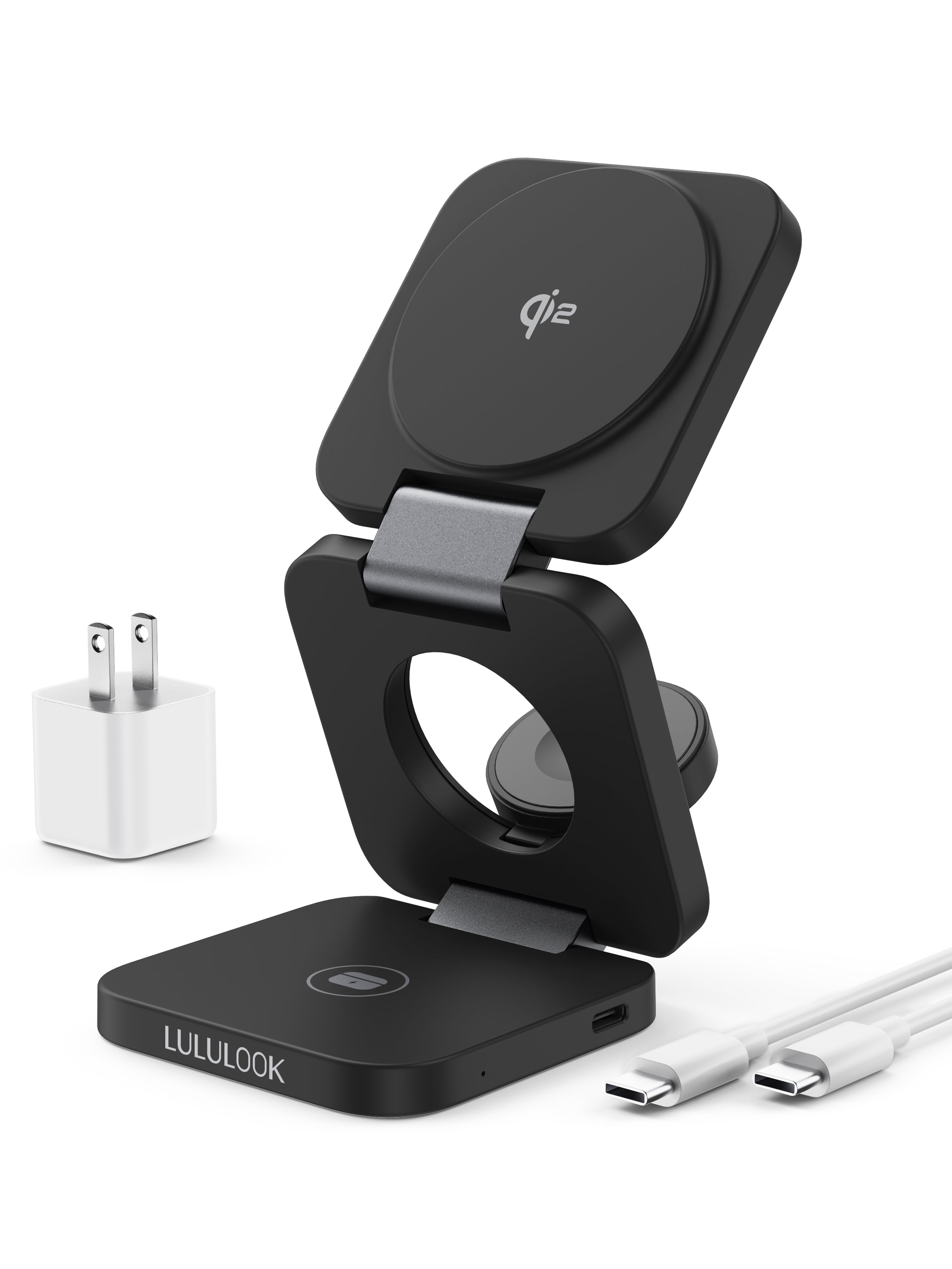 Ultra-Nano Qi2 3 in 1 Wireless Travel Charger