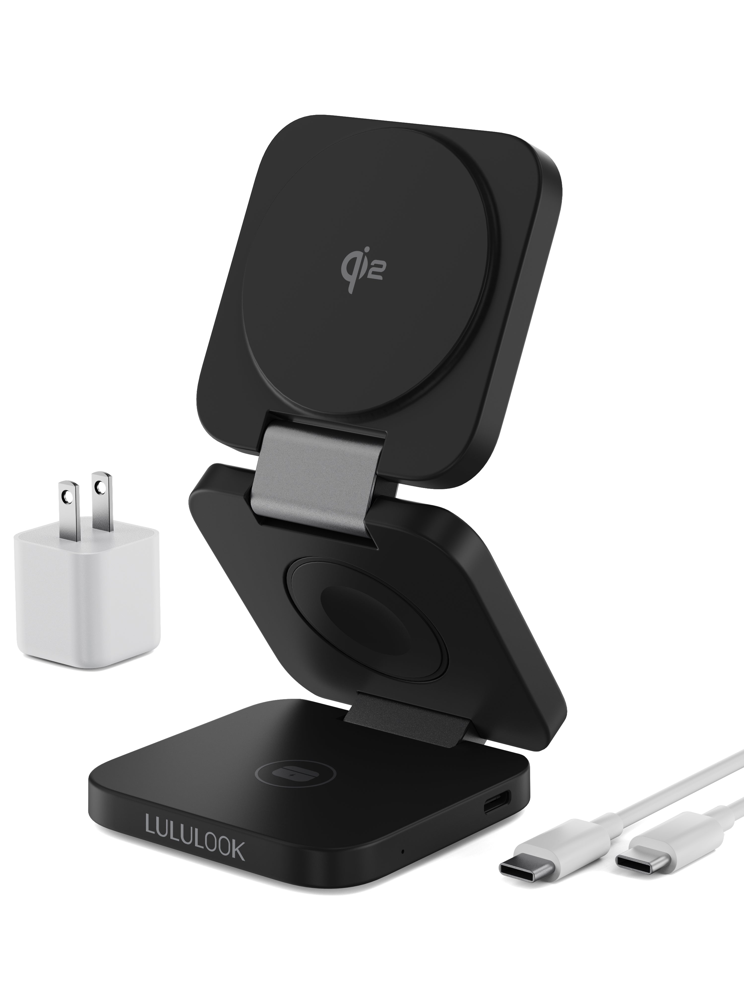 Ultra-Nano Qi2 3 in 1 Wireless Travel Charger