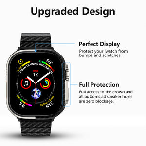 Apple Watch Ultra Carbon Fiber Case in 2023  Carbon fiber, Apple watch,  Apple watch case