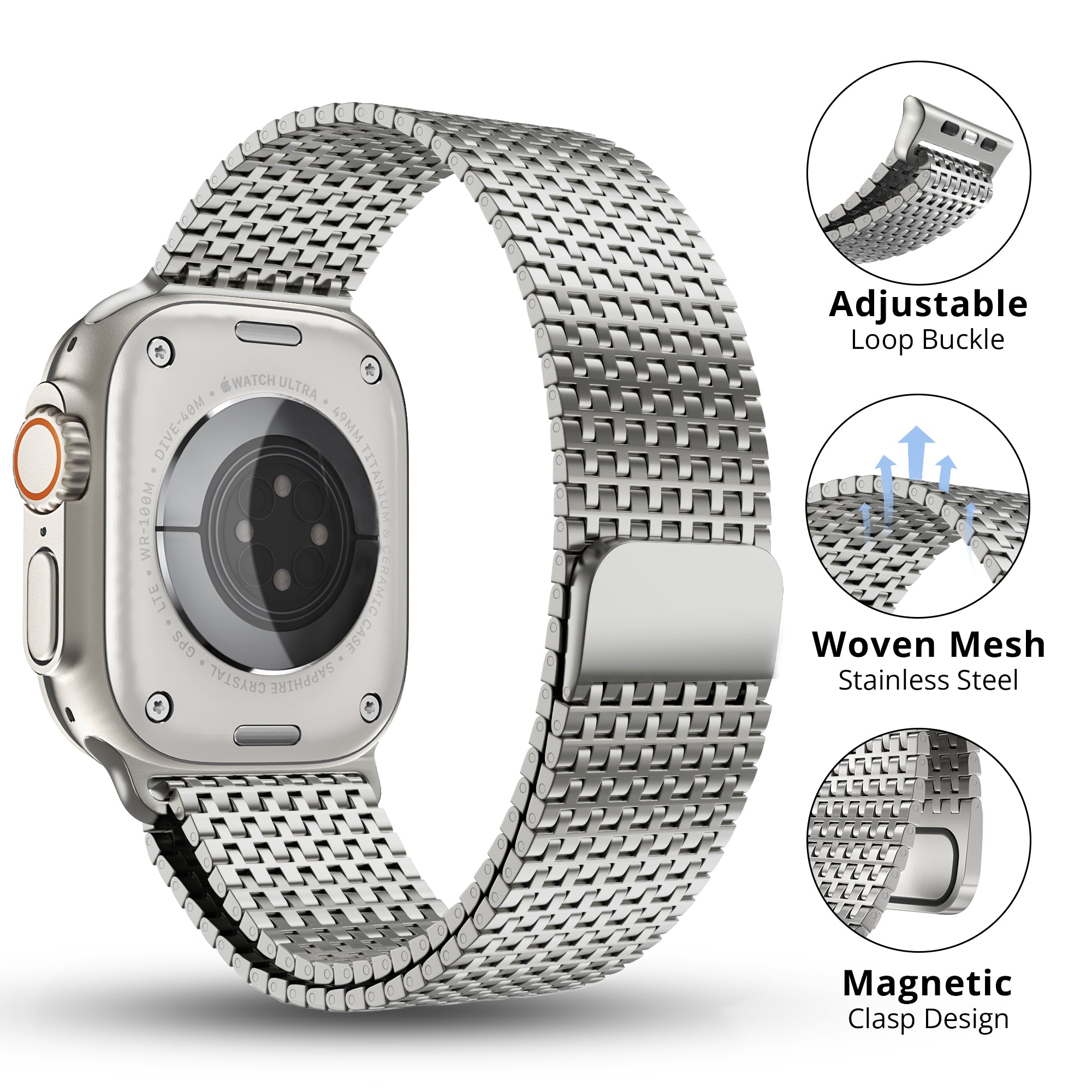 Upgraded Stainless Steel Mesh Loop