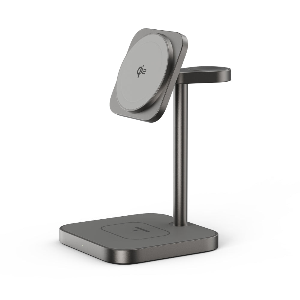 Ultra-Rise Qi2 15W 3 in 1 Wireless Charging Station