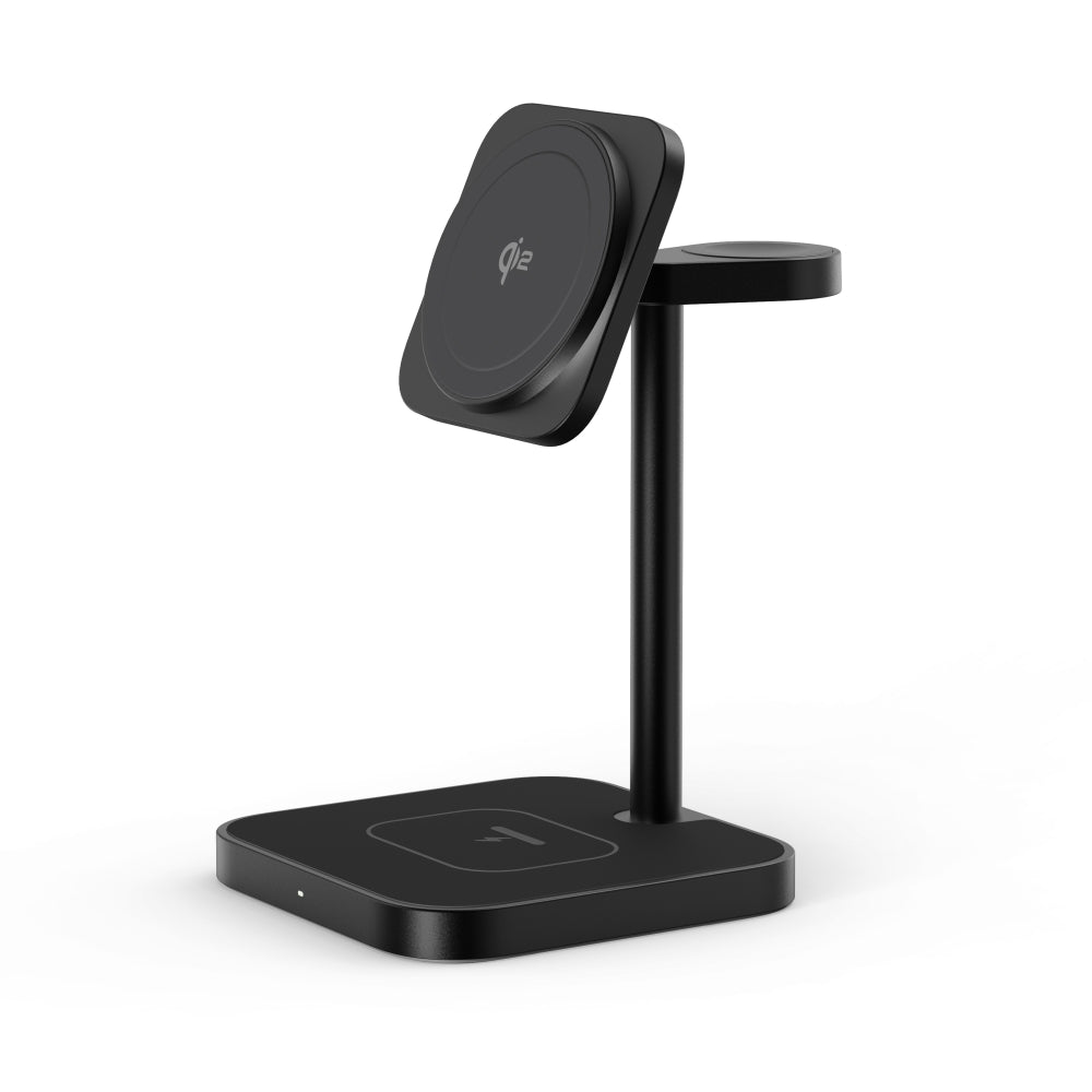 Ultra-Rise Qi2 15W 3 in 1 Wireless Charging Station