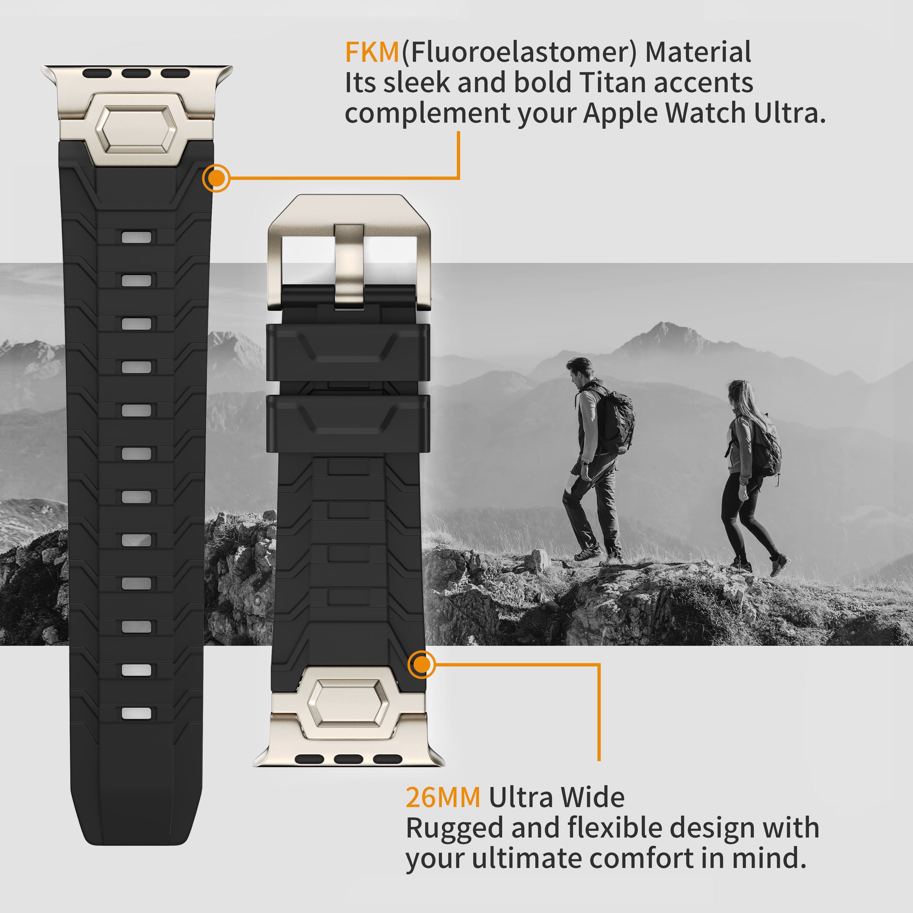 Rugged Band (Titan + FKM)