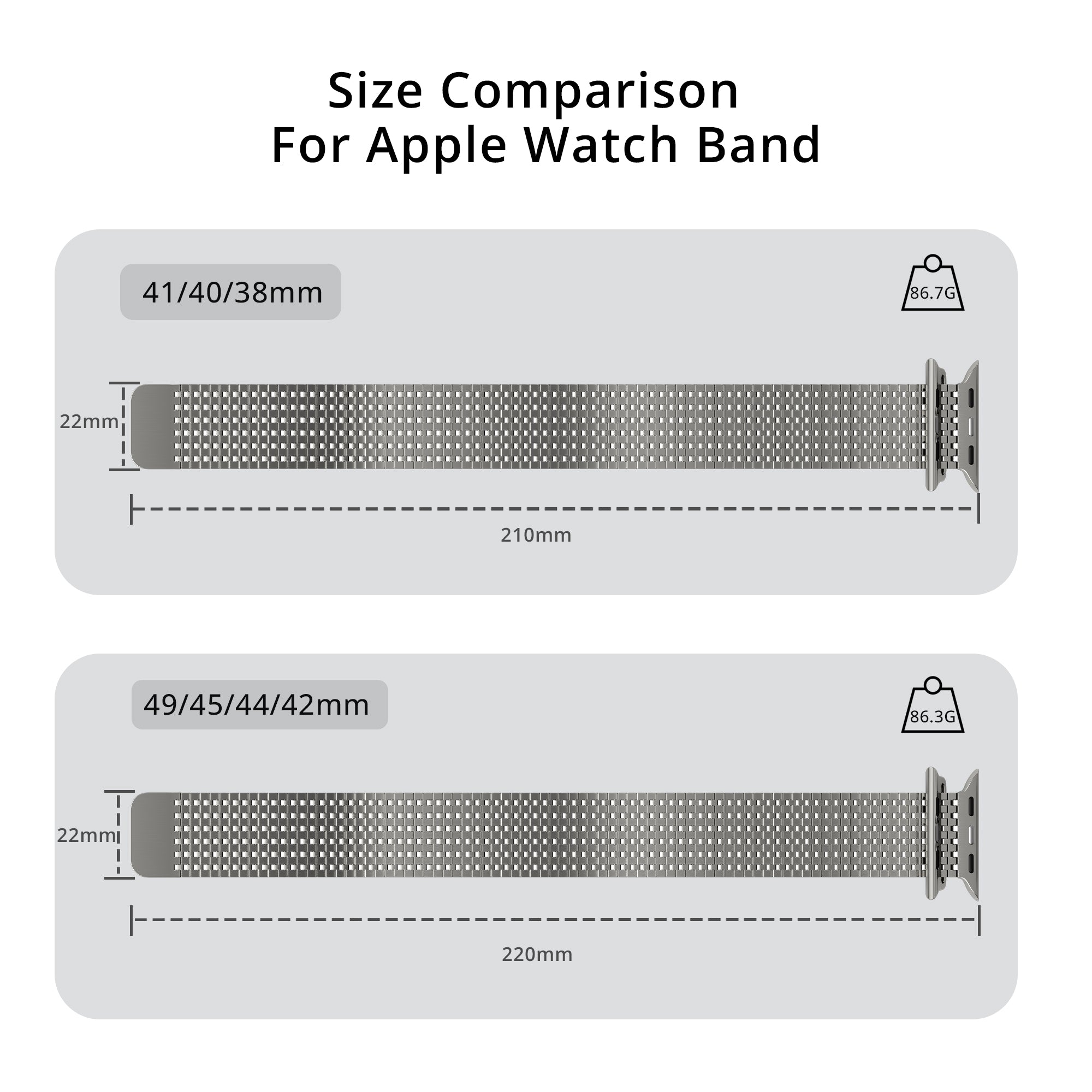 Upgraded Stainless Steel Mesh Loop