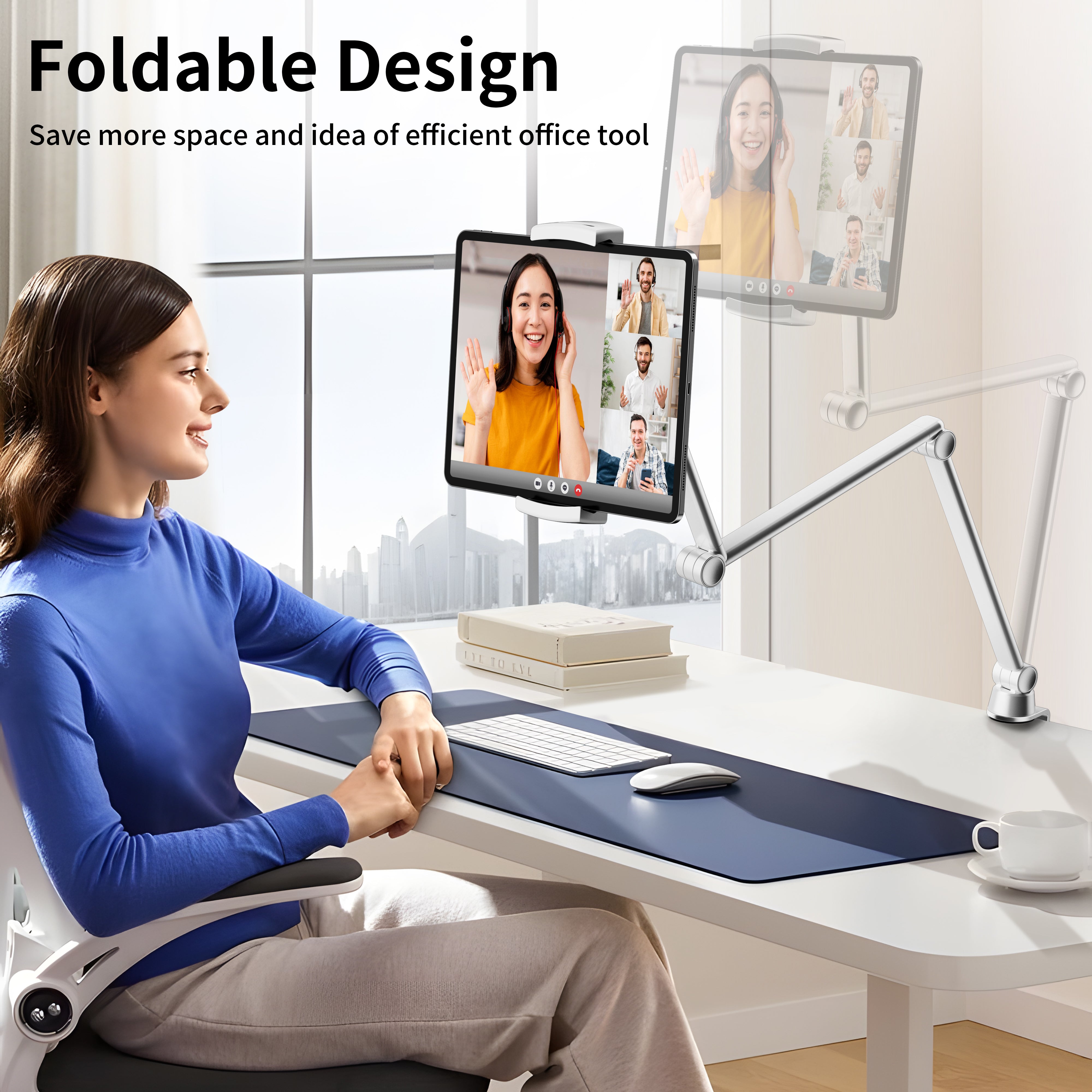 Flexible Arm Clip Tablet Phone Mount