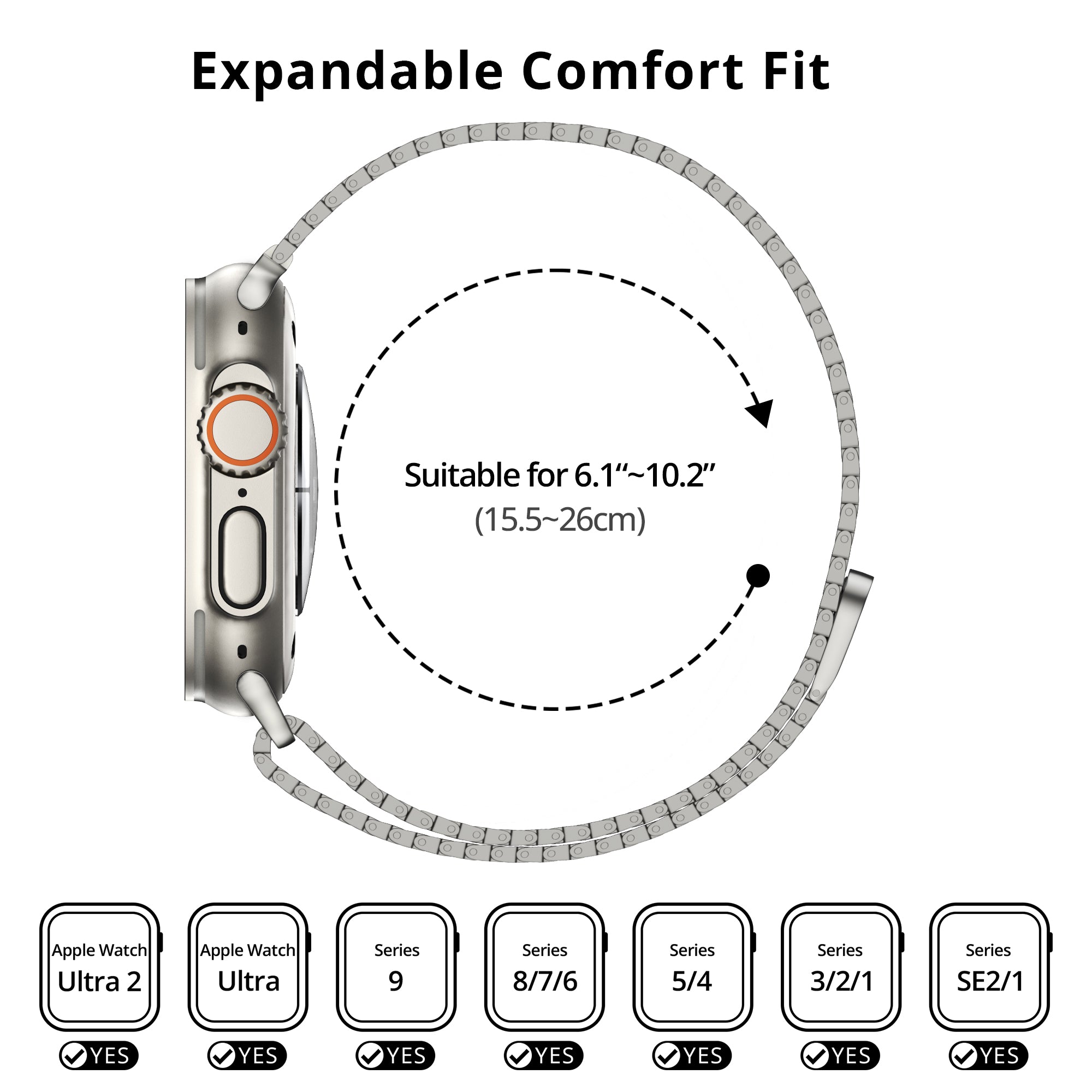 Upgraded Stainless Steel Mesh Loop