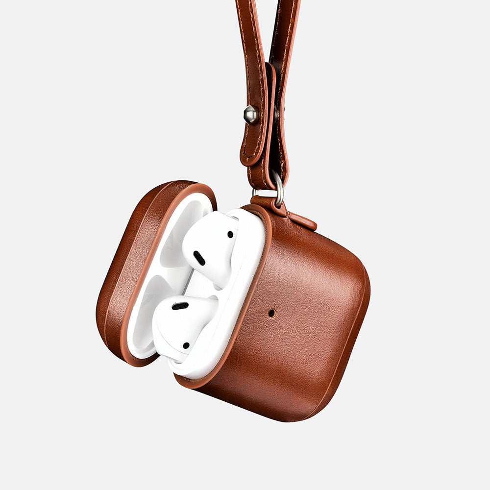 Light Brown Leather AirPods Pro 2th Case