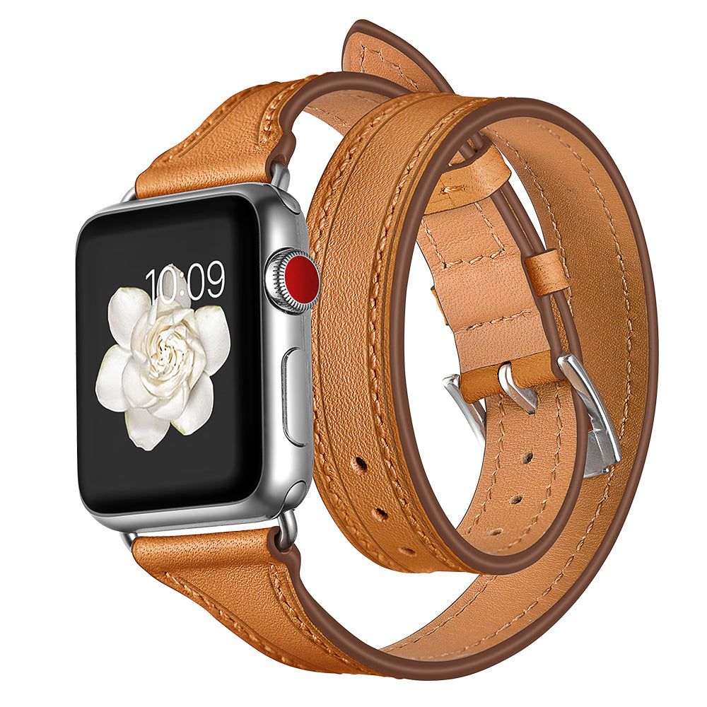 Bracelet Apple Watch Cuir Double Tour