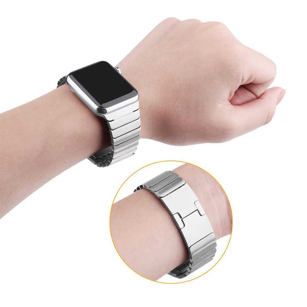 Apple Watch Stainless Steel Link Bracelet  Band Review  YouTube