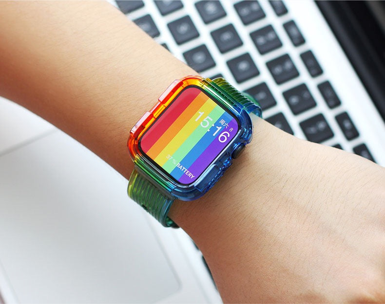 Apple rainbow band sale