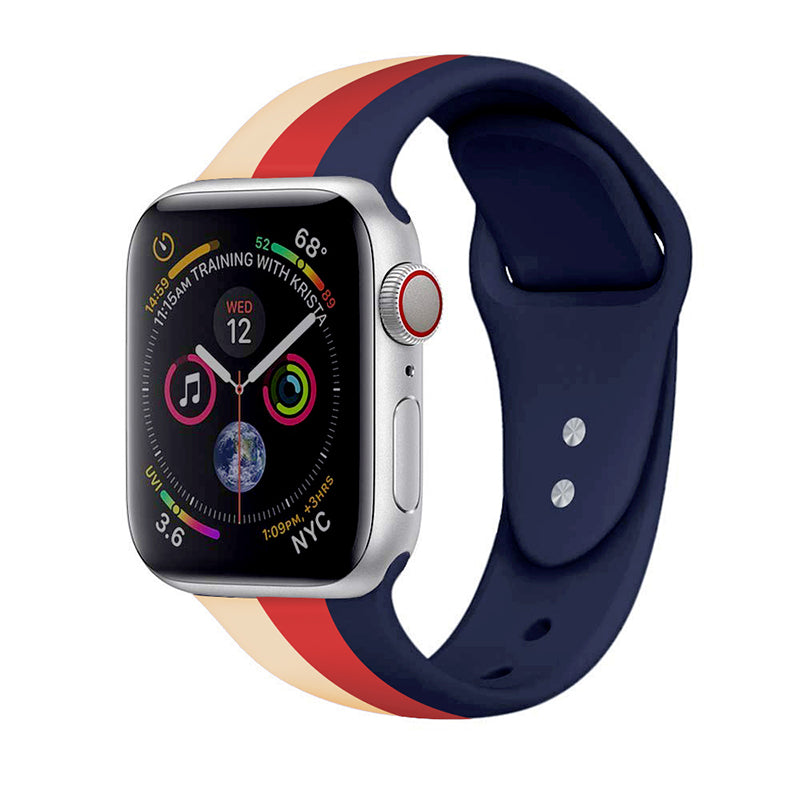iTEMPOfy, Accessories, Designer Apple Watch Bands Series 2 3 4 5 6 7 8 Se  Ultra Navy Gg